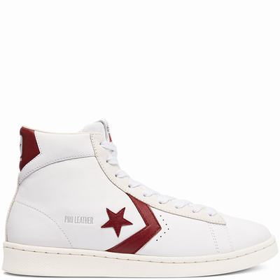 Férfi Converse Pro Leather Magasszárú Cipő CO0213549 Fehér/Piros